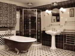 Tiles in a Soviet bathroom photo