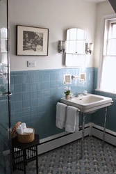 Tiles in a Soviet bathroom photo