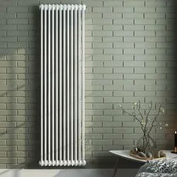 Mətbəx fotoşəkilində şaquli radiatorlar