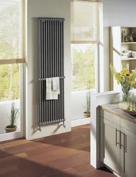 Vertical Radiators In The Kitchen Photo