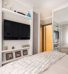 TV In A Narrow Bedroom Photo