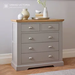 Gray Chests Of Drawers In The Bedroom Photo