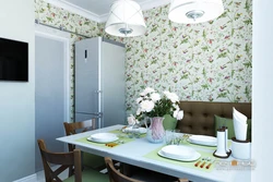 Children'S Wallpaper In The Kitchen Photo