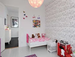 Children's wallpaper in the kitchen photo