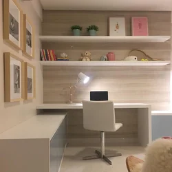 Table shelf for bedroom photo