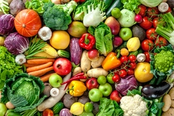 Photo For The Kitchen Vegetables Fruits