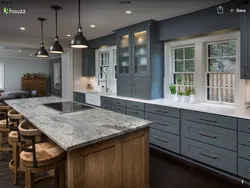 Акси ошхона санги хокистарӣ countertop