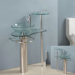 Şüşə Hamam Lavabo Şəkli