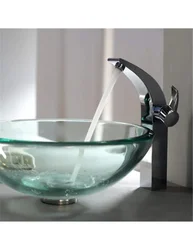 Glass bath sink photo