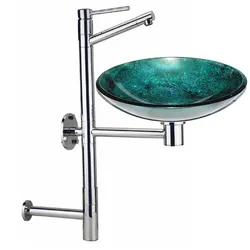Şüşə hamam lavabo şəkli