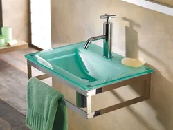 Glass Bath Sink Photo