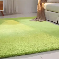 Photo of green carpets in the living room