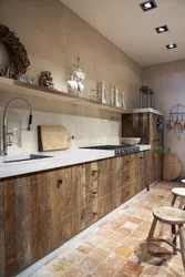 Vintage countertop in the kitchen photo