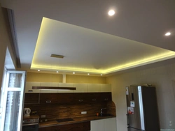 Niche ceilings in the kitchen photo