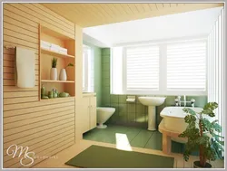 Laminated Panels In The Bathroom Photo