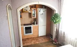 Doorway to the kitchen Khrushchev photo