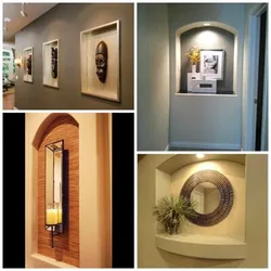 Niche doors in the hallway photo