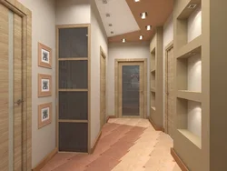 Niche doors in the hallway photo