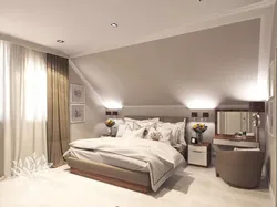 Sloping Walls In The Bedroom Photo