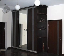 Wenge hallway with mirror photo