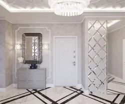 Tile panel in the hallway photo