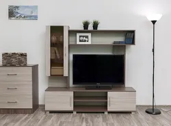 Ash Wall In The Living Room Photo