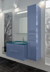 Cabinet pencil case in the bathroom photo