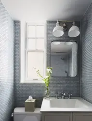 Narrow bathroom tiles photo