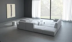 Sofa In The Living Room Minimalism Photo