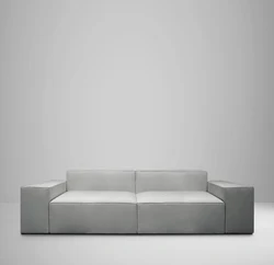 Yashash xonasida divan minimalizm fotosurati