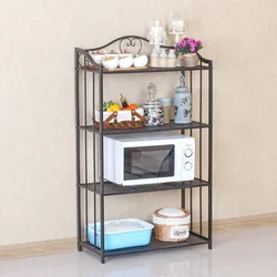 Metal kitchen shelf photo