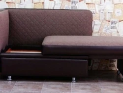 Couch with sleeping place photo