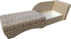 Couch with sleeping place photo