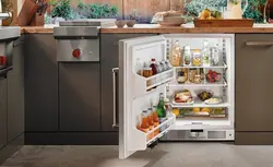 Undercounter refrigerator kitchen photo