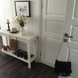 White Console In The Hallway Photo