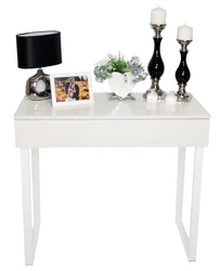 White Console In The Hallway Photo