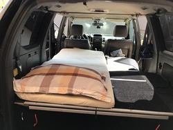 Sleeping places in cars photos