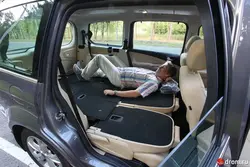 Sleeping places in cars photos