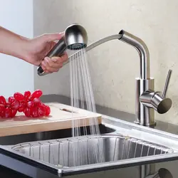 Pull-out faucet for kitchen photo