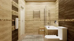 Long tiles in the bathroom photo