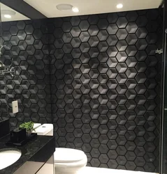 Soft panels in the bathroom photo