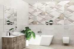 Bathroom tiles geometry photo