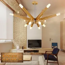 Wooden chandeliers photo for bedroom