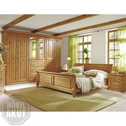 Oak Bedroom Design Photo