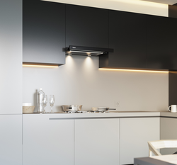 Kitchen hood hidden photo