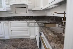 Мрамор бергамо столешница фото кухни