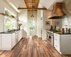 Herringbone Floor In The Kitchen Photo