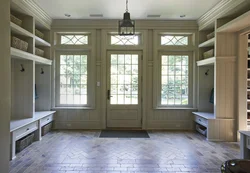 Photo of hallways with two windows