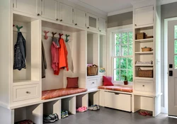 Photo of hallways with two windows