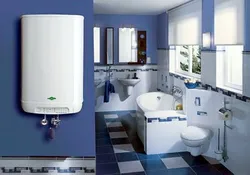 Photo Of The Bathroom How The Water Heater Was Placed
